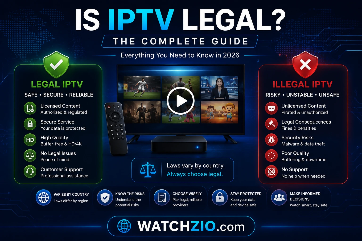 Is IPTV legal explained 2026